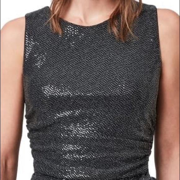 Brand new ALLSAINTS  Wrap Front Sleeveless Sheath Dress - Picture 3 of 16